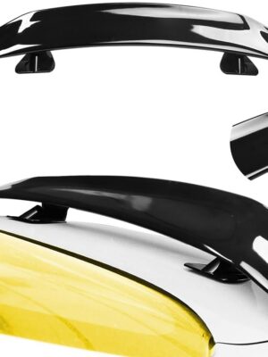 Universal Rear Spoiler 46Inch Glossy  Rear Trunk Spoiler Wing Universal ABS Lightweight Trunk Lid Spoiler Wing Racing Spoiler