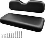 Golf Cart Rear Seat Replacement Cushion, Universal Back Seat Cushions for / // /, Waterproof Vinyl Leather & Memory Foam,