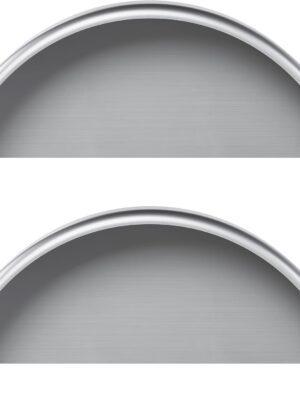Single Axle Trailer Fenders W/Fender Backs Fits 14" to 16" Wheels - 32" x 9" x 15" Replacement for Car Hauler Trailer Cargo Trailer Utility Trailer Lancape Trailer Steel Round (2Pcs)