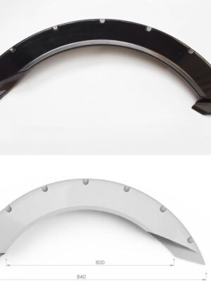 Universal fender flares "" 4pcs +2.inch (50mm) Over Fender Flares Wheel Arch Extensions Wide Body Set
