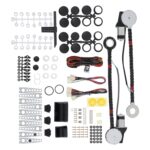New Universal Electric Power Window Lift Regulator Conversion Kit with Switches Wiring and Hardware for 2 Door Pickup SUV Truck Van Car